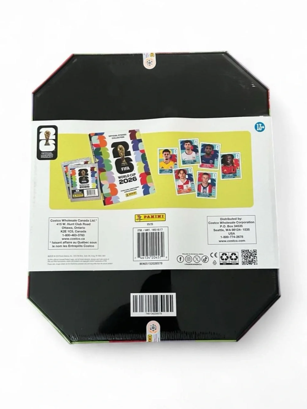 2026 FIFA World Cup Panini Soccer Sticker Stadium Box HardCover Costco Exclusive - Picture 2 of 3